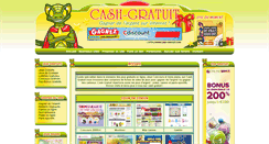 Desktop Screenshot of cash-gratuit.com