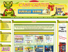 Tablet Screenshot of cash-gratuit.com